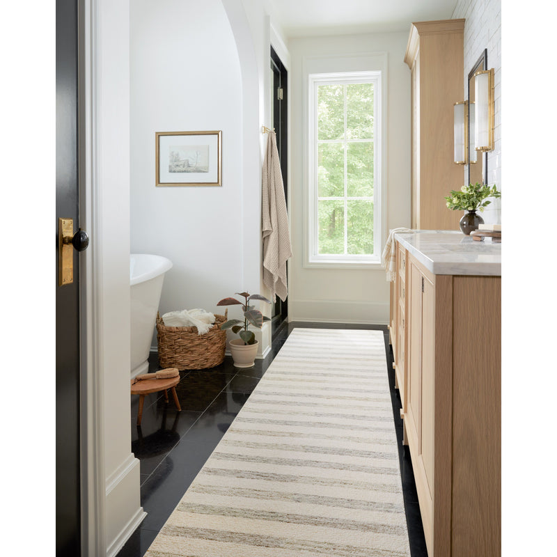 Chris Loves Julia x Loloi Chris Ivory / Slate Rug