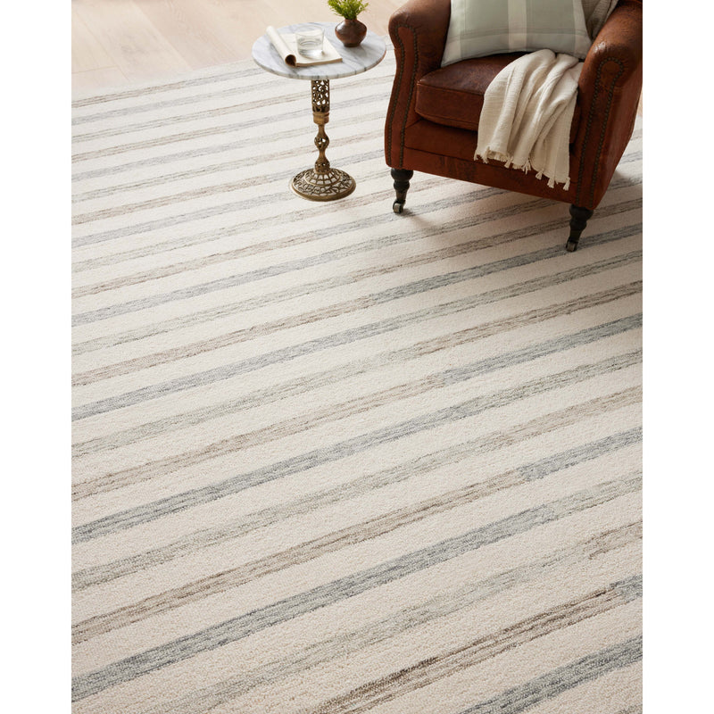 Chris Loves Julia x Loloi Chris Ivory / Slate Rug
