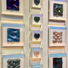 Rainbow Acrylic Shadowbox with White Canvas