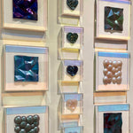 Rainbow Acrylic Shadowbox with White Canvas