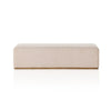 Clive Gibson Taupe Ottoman | ready to ship!