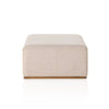 Clive Gibson Taupe Ottoman | ready to ship!