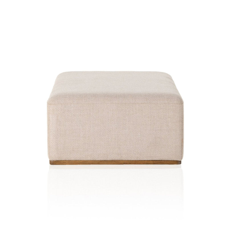 Clive Gibson Taupe Ottoman | ready to ship!