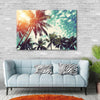 Vintage Style Palm Trees Wall Art