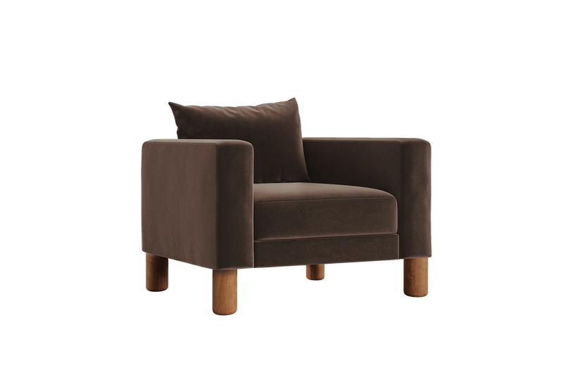 The Essential Club Chair in Recycled Velvet