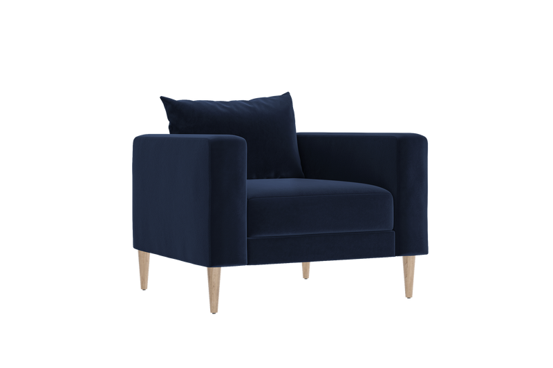 The Essential Club Chair in Recycled Velvet