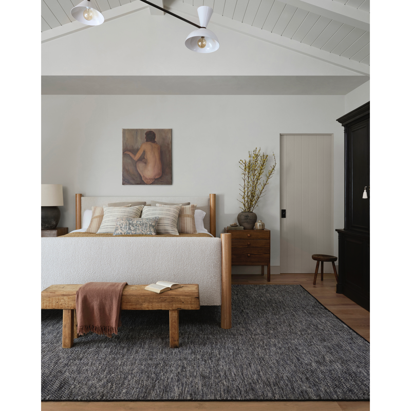 Collins Amber Lewis x Loloi Charcoal / Denim Hand-Knotted Rug