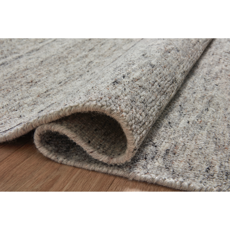 Collins Amber Lewis x Loloi Pebble / Silver Hand-Knotted Rug