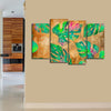 Wild Monstera Leaves Wall Art