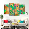 Wild Monstera Leaves Wall Art