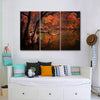 Orange Autumn Lake Wall Art