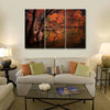 Orange Autumn Lake Wall Art