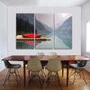 Mountain Lake Kayak Wall Art