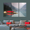 Mountain Lake Kayak Wall Art
