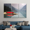 Mountain Lake Kayak Wall Art