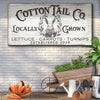 Vintage Cottontail Co Easter Sign II