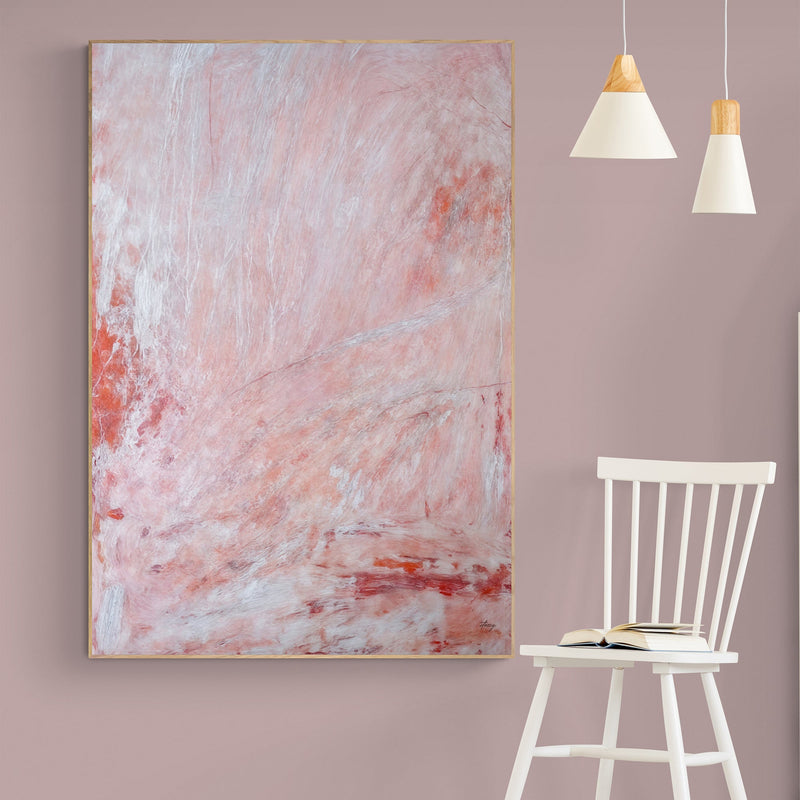 Canvas Print: "Crimson Veil"