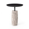 Mateo Aged Grey End Table | shipping 7/14/2025
