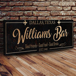 Custom Bar Sign