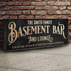 Custom Basement Bar and Lounge Sign