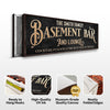 Custom Basement Bar and Lounge Sign
