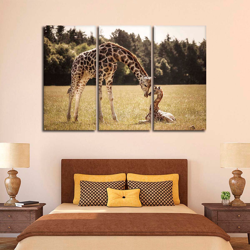 Loving Giraffes Wall Art