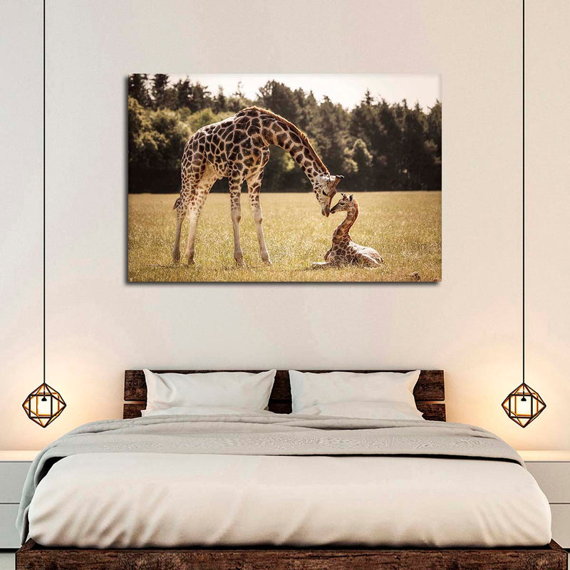 Loving Giraffes Wall Art