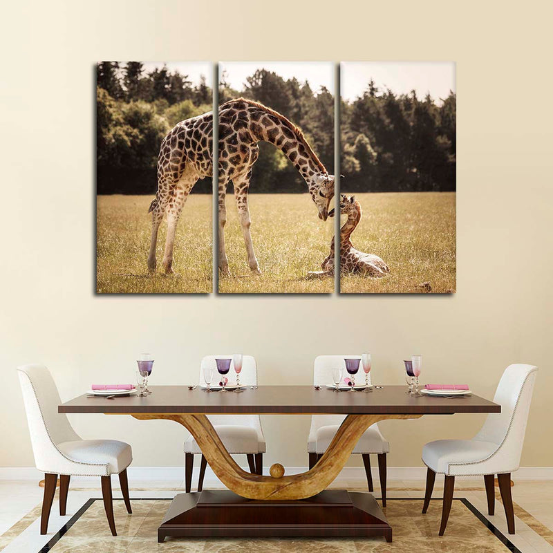 Loving Giraffes Wall Art