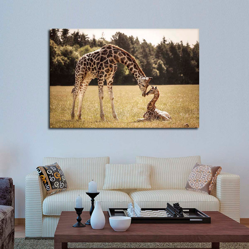 Loving Giraffes Wall Art