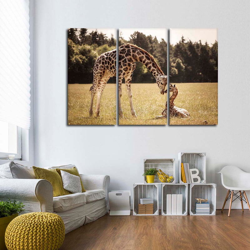 Loving Giraffes Wall Art