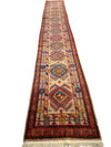 Antique Persian Lambran Runner Rug - 2'5" x 15'7" - Handwoven Wool, Circa 1930s