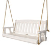 Amish Casual 5 Foot White Stain Mission Porch Swing
