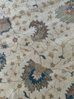 Hand-Knotted Oushak Soft Wool Rug 8 x 10