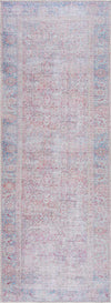 Roseblush Faded Red Washable Rug