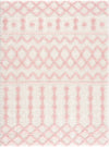 Darva Pink Plush Area Carpet