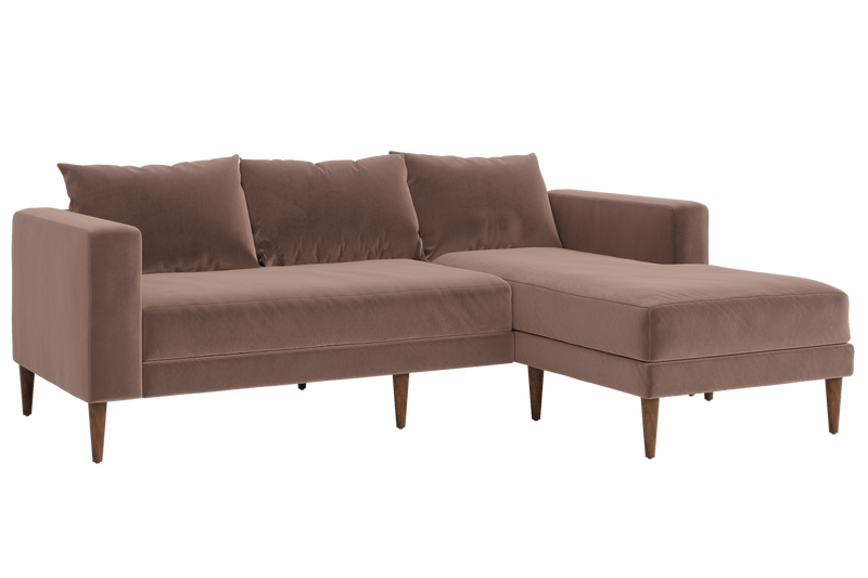 The Essential Sectional in Recycled Velvet