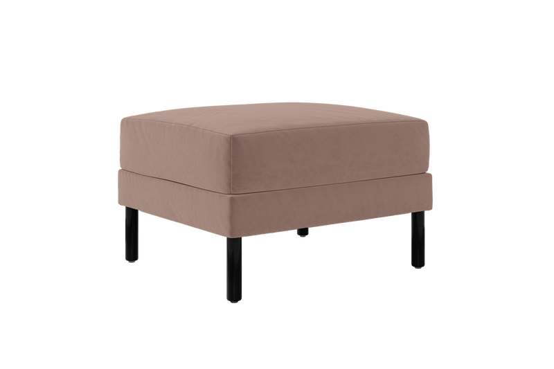 The Essential Ottoman in Recycled Velvet