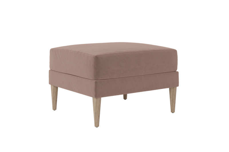 The Essential Ottoman in Recycled Velvet