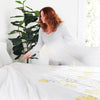 Aprile Reversible Cotton Duvet Cover 3 Piece Set