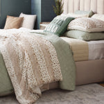 Ava Diamond Oversized Cotton Quilt Set