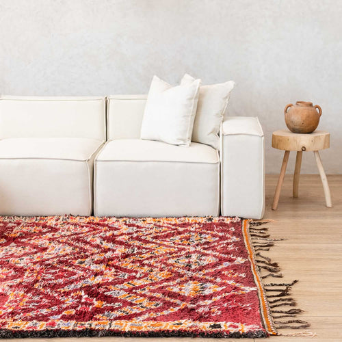 Rafed - vintage beni mguild rug