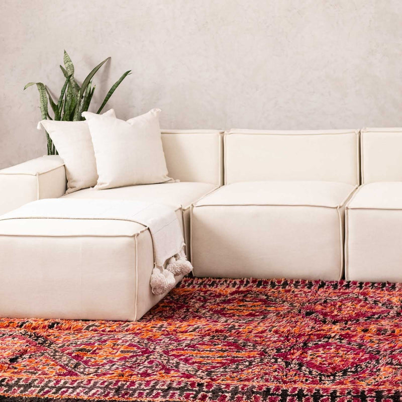 Rayhana - vintage beni mguild rug