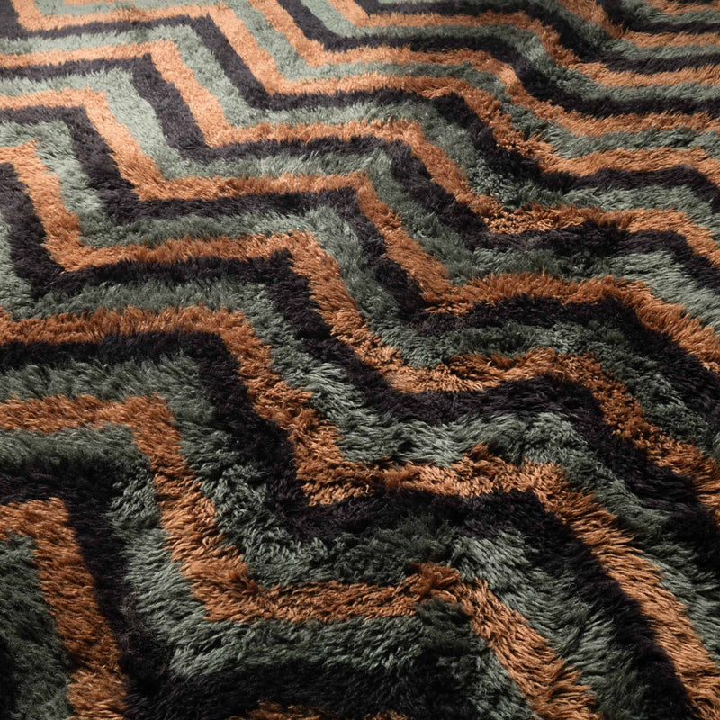 Winding track - Luxury Shag Moroccan Rug