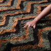 Winding track - Luxury Shag Moroccan Rug