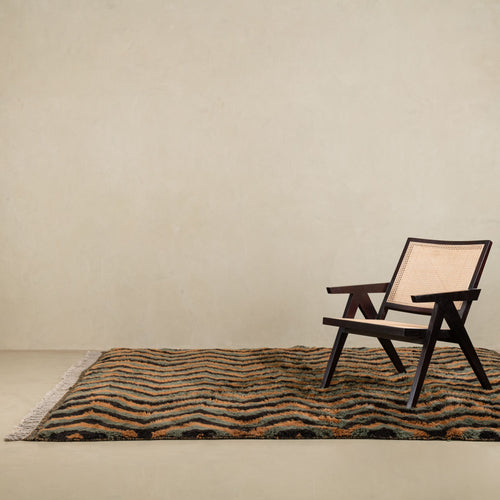 Winding track - Luxury Shag Moroccan Rug