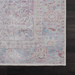 Roseblush Faded Red Washable Rug