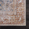 Rust Mair Tradional Washable Area Rug