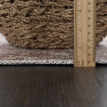 Rust Mair Tradional Washable Area Rug