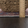 Rust Baki Tradional Washable Area Rug