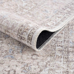 Cream Holi-2301 Washable Area Rug